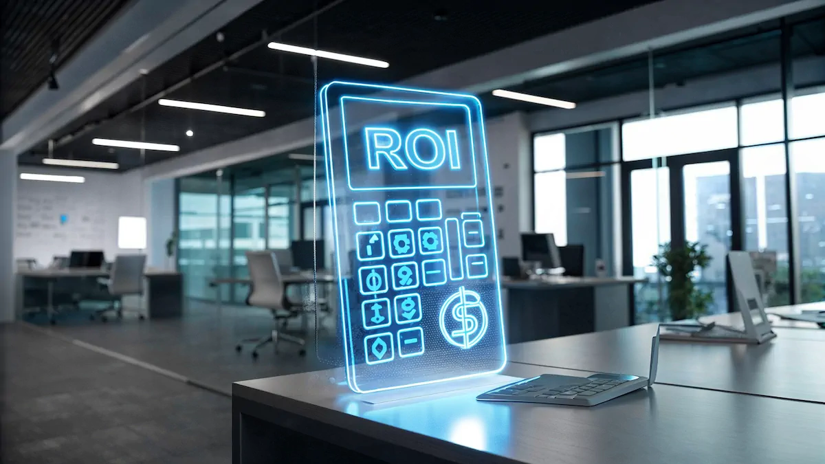 Website ROI calculation formula illustration