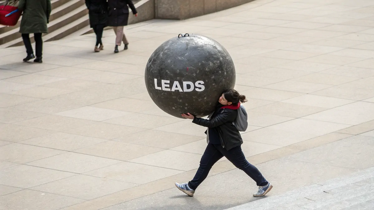 A person attempting to carry more leads