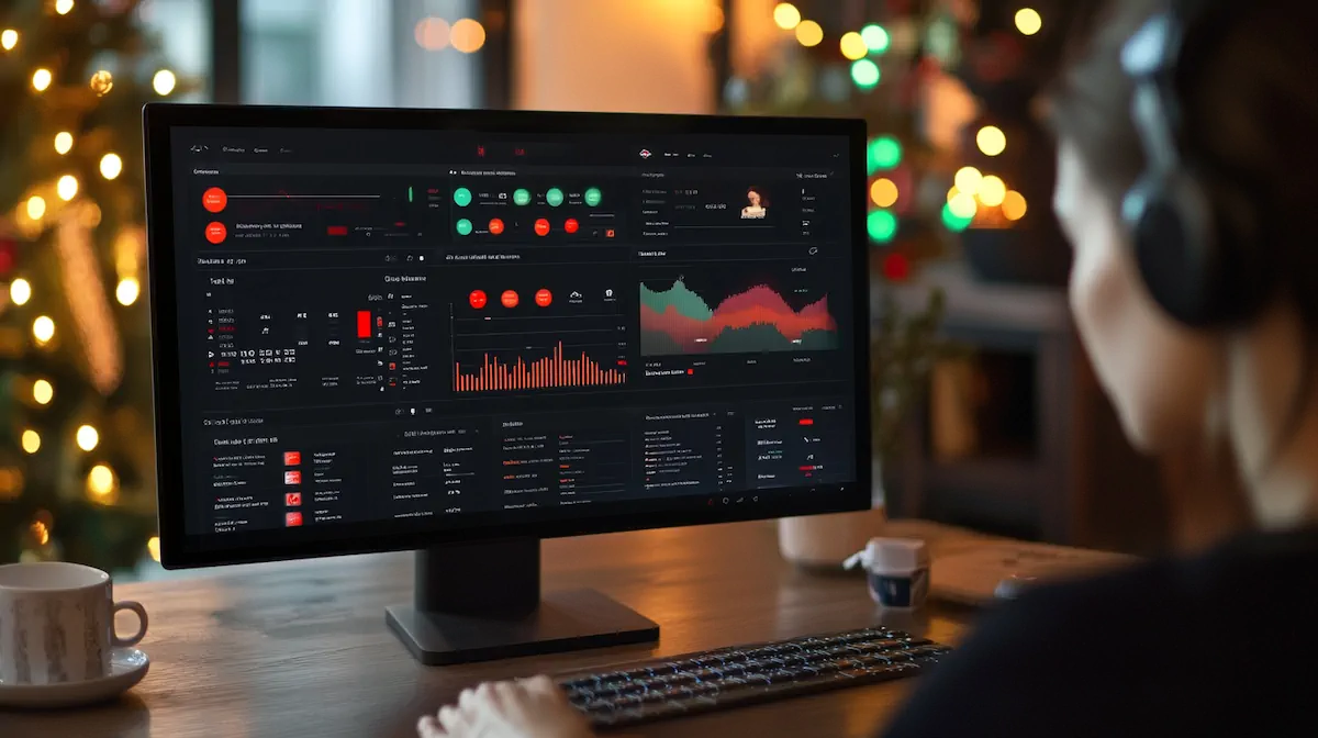 Email marketing campaign dashboard showing local customer segmentation and analytics