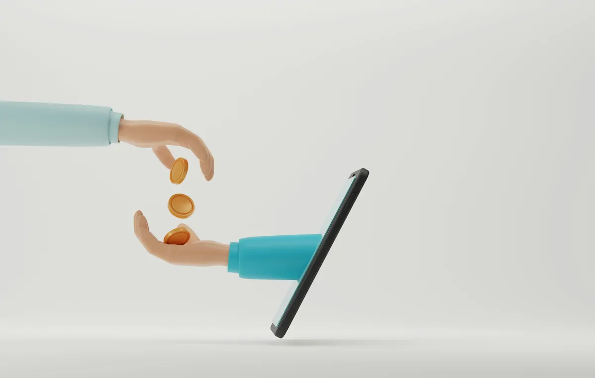 Website conversion funnel showing revenue impact